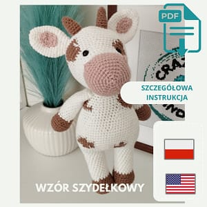 Wzór szydełowy PDF mała krówka